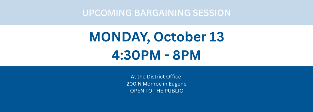 Next bargaining session October 13